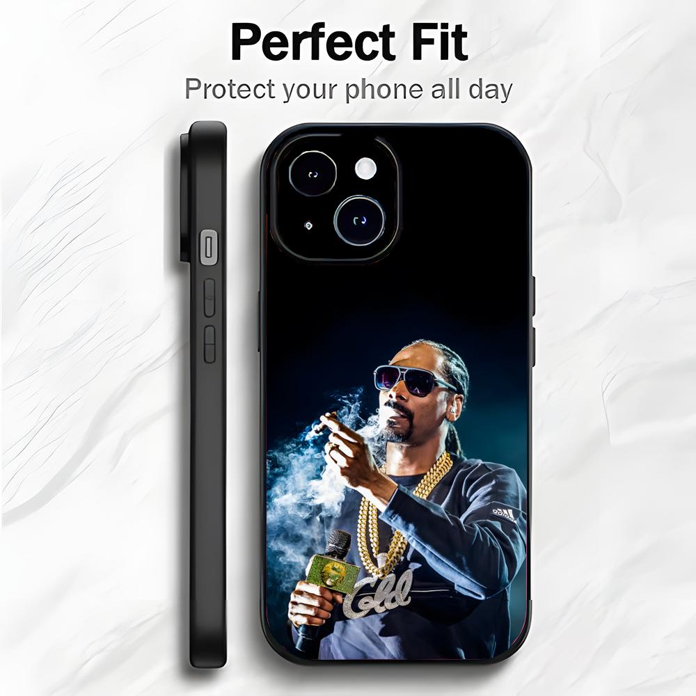 HipHop Американский рэпер S-Snoop D-Dogg Чехол для телефона Чехол для телефона Мягкая упаковка Легкий Для iPhone17 16 15 14 13ProMax