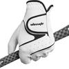 Men's Left Hand Golf Glove Wet Weather Grip Golf Glove for Golfer Breathable Flexible Faux Leather Golf Gloves