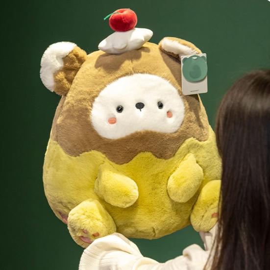 Хлопковая игрушка из полипропилена с пухлыми животными, милая мягкая пушистая плюшевая игрушка, детская комфортная кукла, украшение для дома