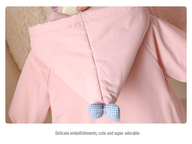 Утепленный зимний флисовый комбинезон-ветровка для младенцев и малышей