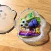 Cute Ghost Shape Ghost Pouch 3D Printed Hanging Storage Pouch Ghost Keychain  Small Item Storage
