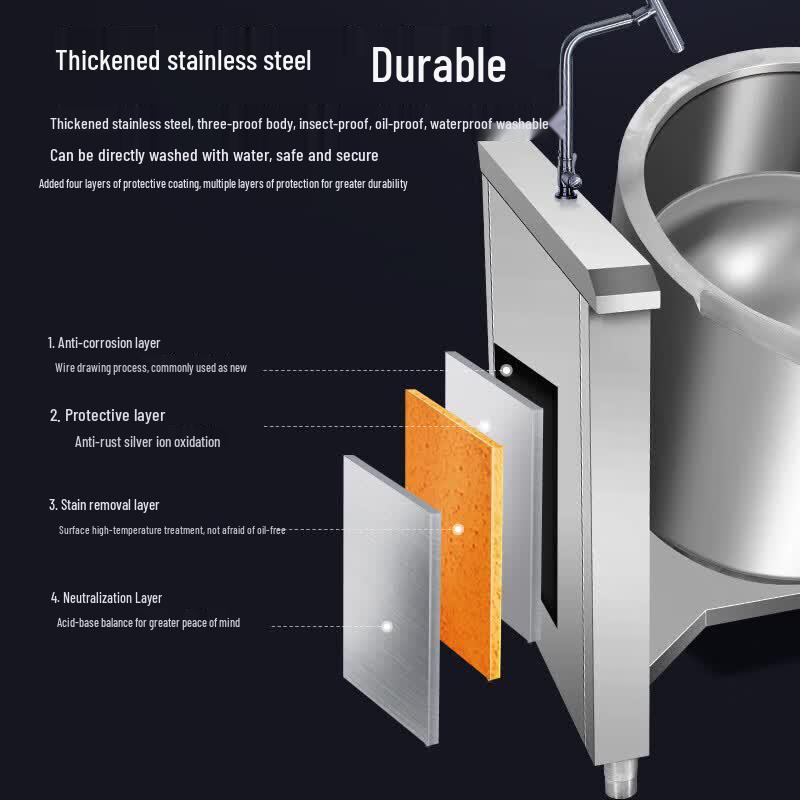 Mai Bach Commercial Tilting Induction Soup Cooker