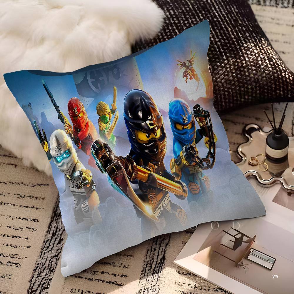 Cartoon N-Ninjago Pillow Gift Home Office Decoration Pillow Bedroom Sofa Car Cushion Coverpillow Case