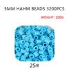 5 мм бусины Hama 57 цветов на выбор Образование для детей DIY игрушка для детей 100% гарантия качества Новейшие бусины Perler