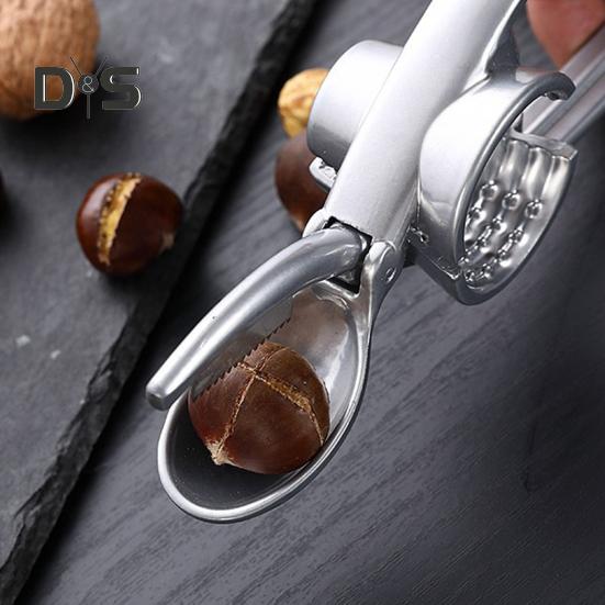 2 In 1 Nut Sheller And Cracker Tool Nutcracker for All Nuts Heavy Duty Shell Cracker with Non-slip Handle Chestnut Cutter for Walnuts Pecans Almonds