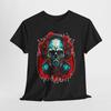MUSIC LOVER SKULL GAS MASK HEADPHONES TRENDY T SHIRT Unisex Heavy Cotton Tee Unisex T-Shirt