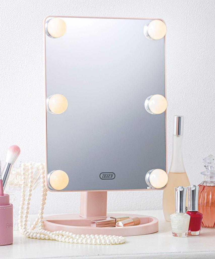 Hollywood Style Mirror [Toffy Beauty] TB06-LM1 (Pink)