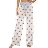 Women's Fashion Casual Comfortable Pajama Pants Printed Drawstring Wide Leg Pants