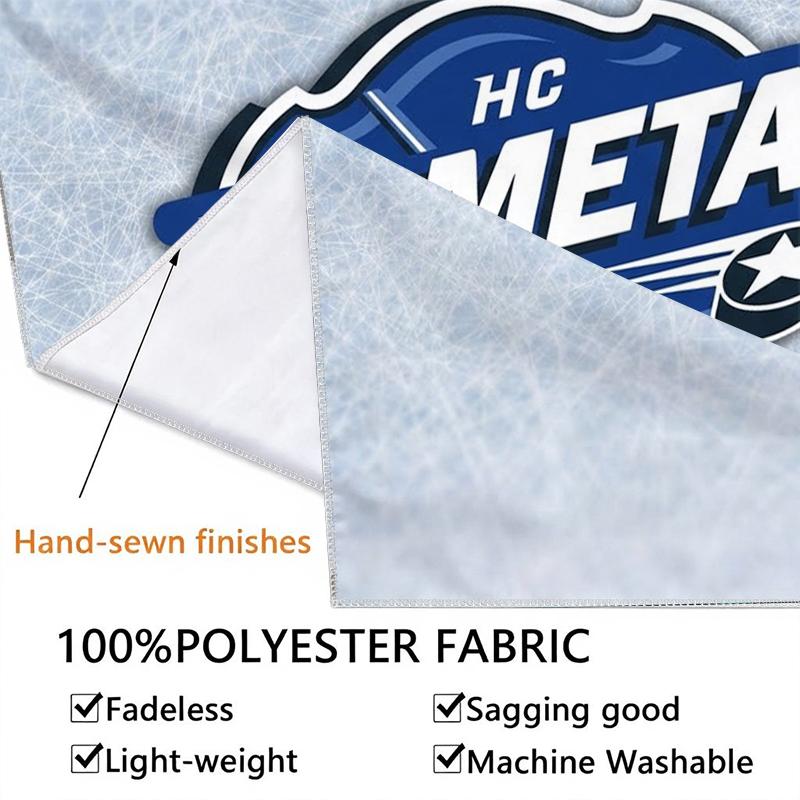 HC Kometa Brno Wall Tapestry Aesthetic Wall Hanging Printed Fabric Blanket Decorative Tapestries for Bedroom Living Room Home Decor