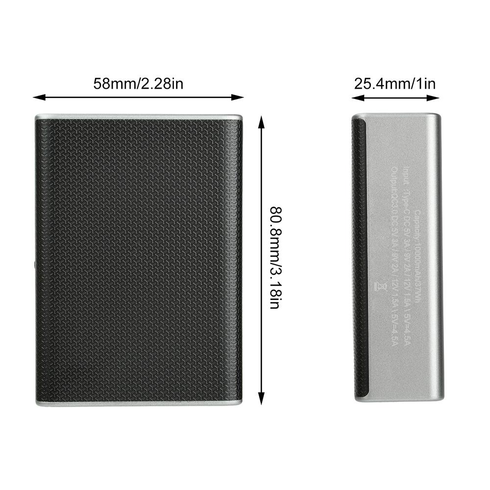 11711 Корпус для аккумулятора DIY Набор для Power Bank 11,1 В Быстрая зарядка 1,96-дюймовый цветной TFT-экран PD/QC/VOOC Быстрая зарядка Двойные порты Type-C+USB