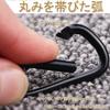Carabiner (Aluminum Alloy/Black/6 Pack) D-shaped Carabiner Lock Spring Mini Multifunctional