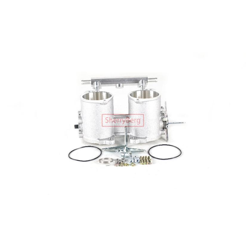 SherryBerg 55MM 55IDF TBS Throttle body For Jenvey IDF MODEL Carb 84mm tall TFP55I 55 IDF Rep. Weber Dellorto EMPI W Fuel Rail