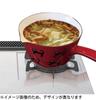 Tamahashi Milk Pan Enamel 15cm Fire Compatible Made In Japan Prune White Red Strawberry IH/Gas YJM-104