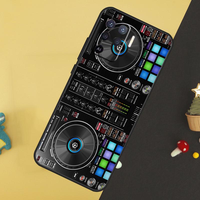 Кейс-микшер DJ-контроллер для электронной музыки для Oppo A60 A80 A40 A15 A16 A17 A57 A94 A74 A54 A76 A96 A18 A38 A58 A78 A98 A5 A6 Pro