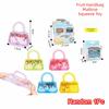 Mini Squishy Toy Purse Fidget Toy Glitter Filling Prize Box Toys Sensory Fidget Toy  Kids Toys