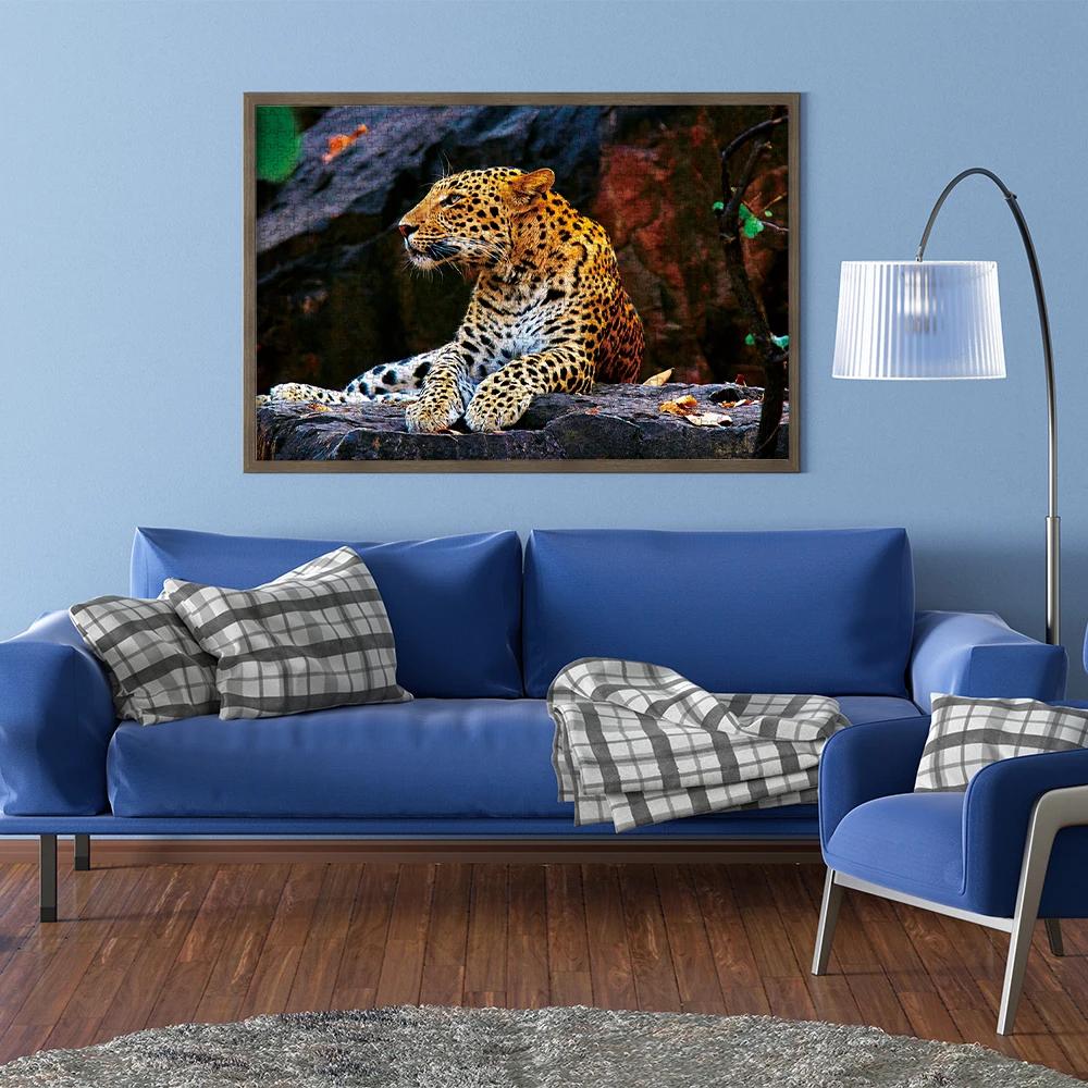 Пазл MaxRenard 1000 деталей для взрослых Животное Леопард Экологичная бумага Рождественский подарок Игрушка