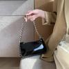 Women Bag  New Fashion TPU FLAP Chain Handle Solid Zipper Shoulder Bags Handbag  Crossbody Girls Bag