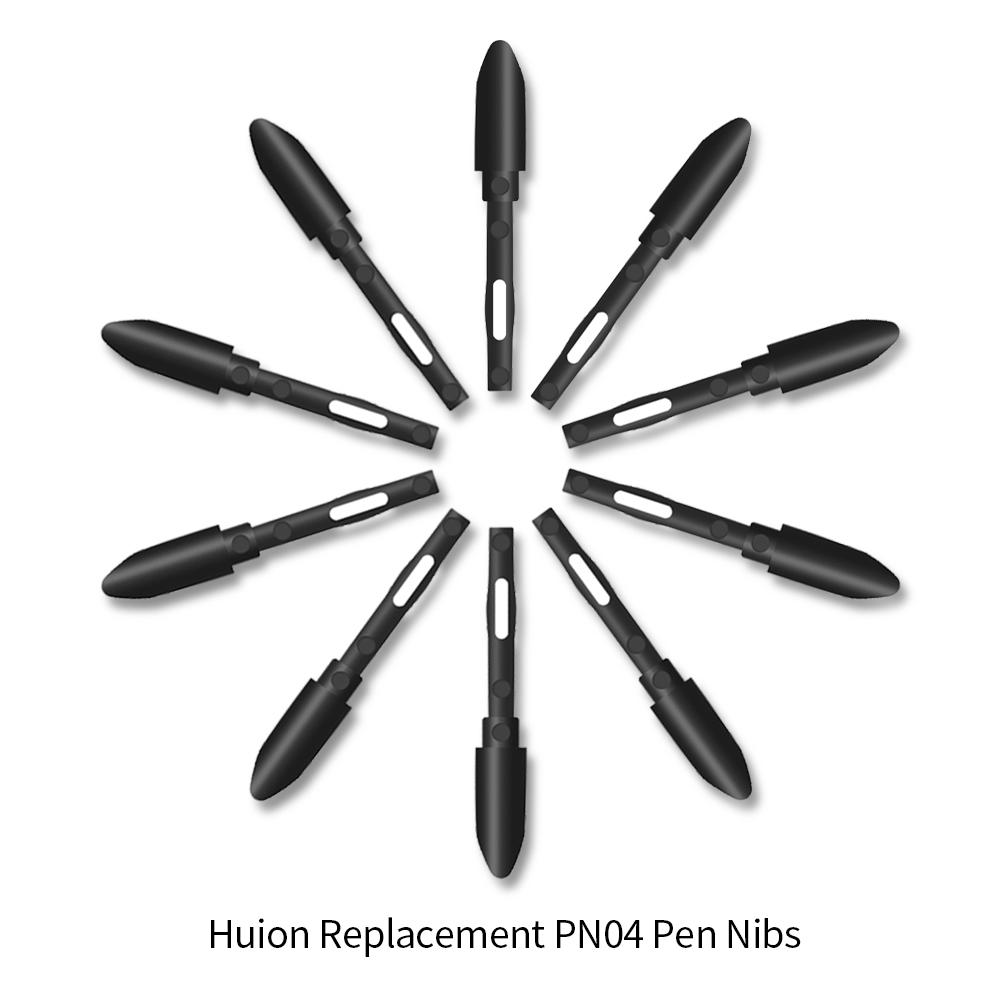 Huion PN04 10 шт. Сменные наконечники для пера Графический планшет Наконечники для пера Высокое качество Износостойкий наконечник для пера для Huion PW100 PW201