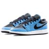 Air Jordan 1 Low GS University Blue Black Детские кроссовки Белые 553560-403