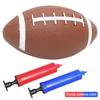 Teenagers Rugby Ball American Football Inflatable Child Toys Footballs with Inflator Children Game Ball for Children Teaching
