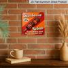 2D Flat 1pc, Vintage Metal Decorative Sign and Plaque, Featuring The Phrase 'Barbecue Skewers Classic Eastern Recipes', Retro-Themed Decoration for