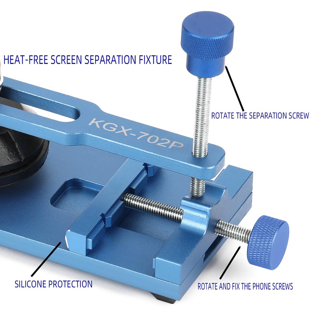 Алюминиевый сплав ЖК-экран сепаратор зажим телефон ЖК-экран сплиттер бесплатный нагрев быстрое снятие экрана фиксатор зажим