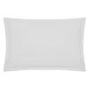 Taie D'oreiller - Coton - 50 X 70 Cm - Blanc - Uni - Lavable En Machine