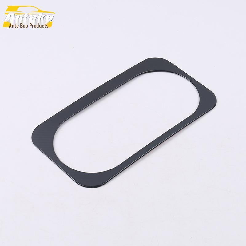 19 T77 Rear Water Cup Bright Ring & Armrest Box Cup Decorative Frame Sticker Car Accessory