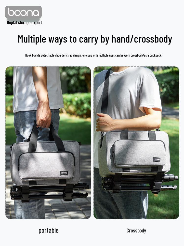 Сумка кроссбоди для беззеркальной камеры DSLR для Canon, Sony, Fujifilm – Одноплечная сумка для объектива