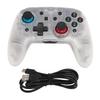 Wireless Gaming Controller Tranparent Turbocharged Dual Vibration Remote Control Bluetooth Gaming