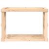 vidaXL Outdoor-Kaminholzregal 108x52x74 cm Massivholz Kiefer