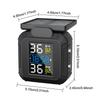 Мотоциклетные TPMS Системы сигнализации для шин на солнечной энергии в режиме реального времени с 2 внешними датчиками Система контроля давления в шинах Температурная сигнализация
