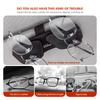 For Ford Cowhide Dual-Clip Glasses Holder Magnetic Sunglasses Storage Clip Escort KA Flex Everest KA Expedition Falcon Fusion
