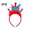 1/15 шт., повязка на голову для вечеринки, повязка на голову с американским флагом, День памяти, День независимости, 4 июля, головной убор, аксессуар для патриотической вечеринки