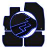 CARLUX-BLUE car mats for: Citroen C-Crosser crossover (2007-2012)