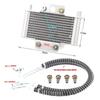 Clear Motorcycle Radiator Engine Oil Cooler Motocross Oil Cooler Dirt Pit Bike For 150-250Cc GY6
