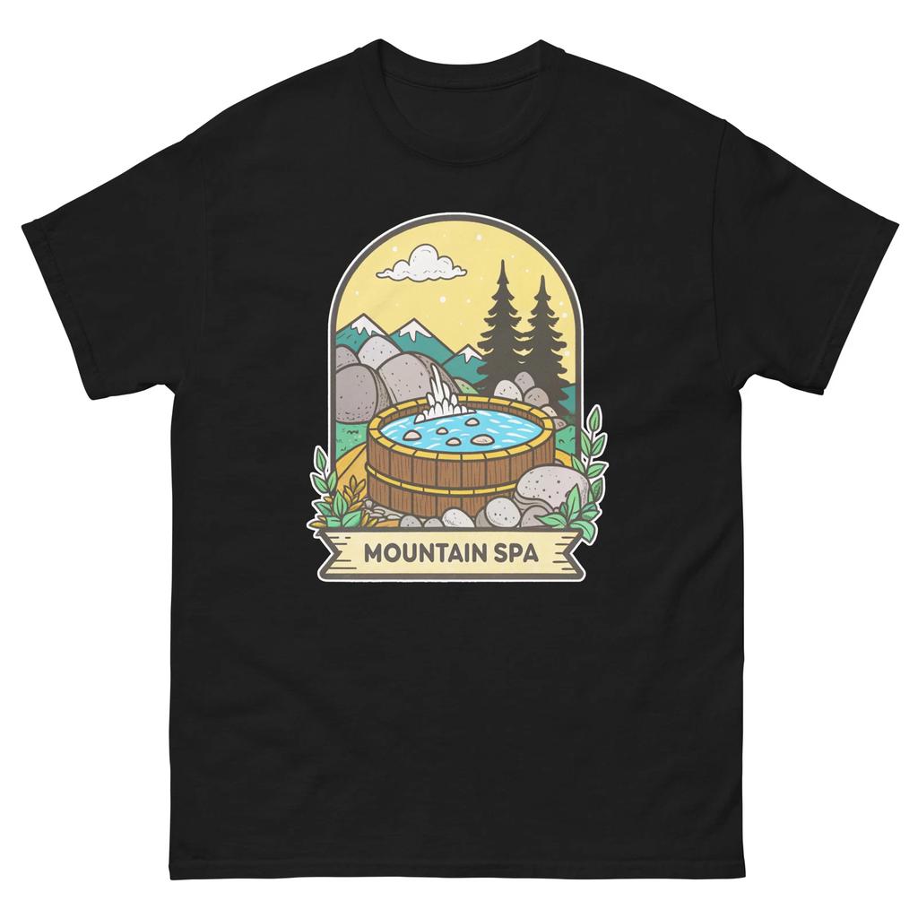 Murals Mountain Ski Resort Town T-Shirt