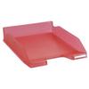Exacompta Combo 2 Corbeille À Courrier Framboise Translucide Lot De 6