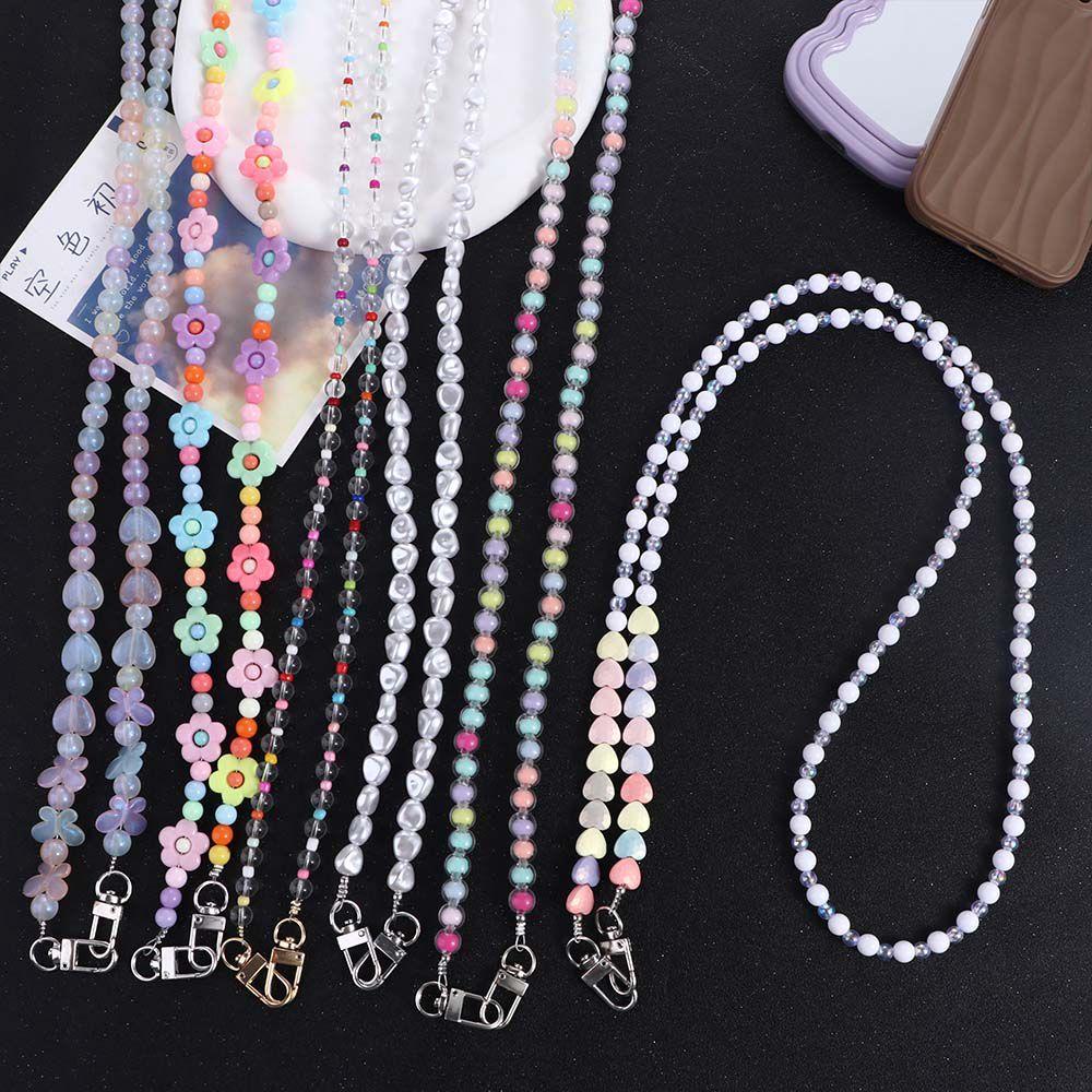 Rope Beading Mobile Phone Necklace Phone Lanyard Phone Strap Phone Chain Crossbody Cellphone Strap