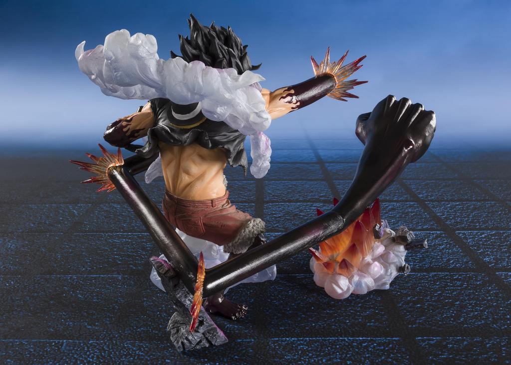 TAMASHII NATIONS FiguartsZERO ONE PIECE Яростная Обезьяна Луффи Gear 4 Человек-Король 160 мм ПВХ АБС Окрашенная Полная Фигурка [Super Battle] D. -Змея Кобра-