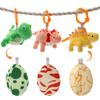 Tumama Transforms Into an Dinosaur Rattle Set of Baby Toys for Ages and 12 Months Rattle for Early Baby Birthday Present Egg! 3, 0, 3, 6, 9, (Ages