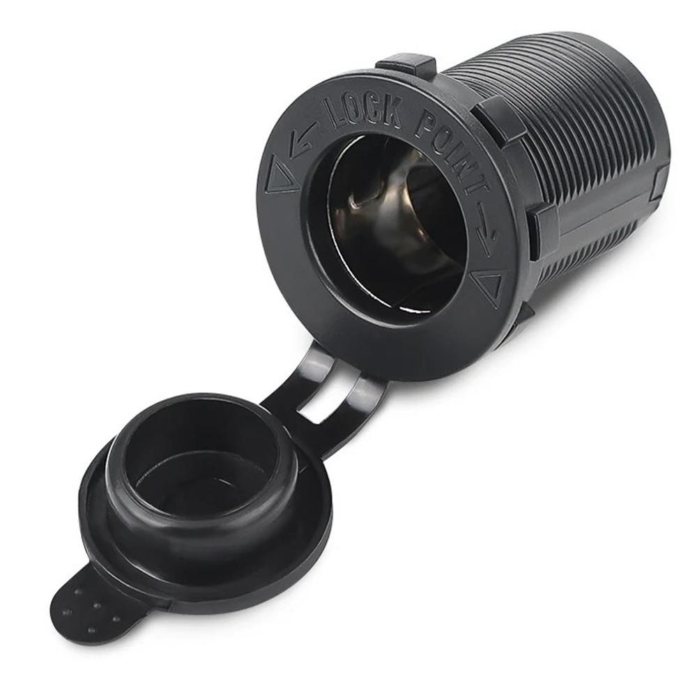 Водонепроницаемая розетка прикуривателя 12 В-24 В со светодиодным индикатором, морская мотоциклетная розетка IP66 с множественной защитой