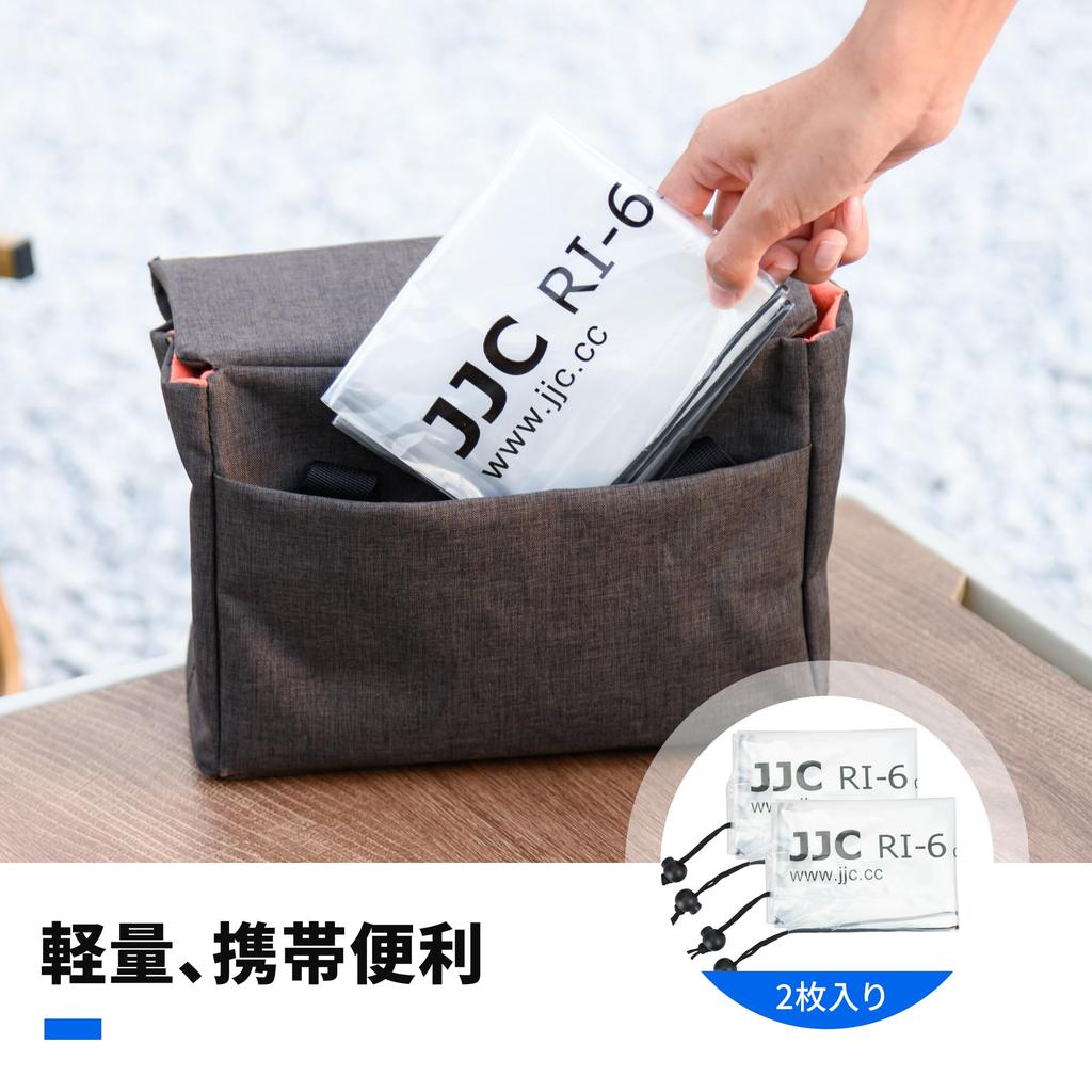 JJC SLR Raincoat with Compatible with Lenses Up To 45x17cm for Nikon Z6 Sony Outdoor Rain Camera Rain Jacket 2-Pack Flash, (LxW) Z7II, Z6II, Z7, II,