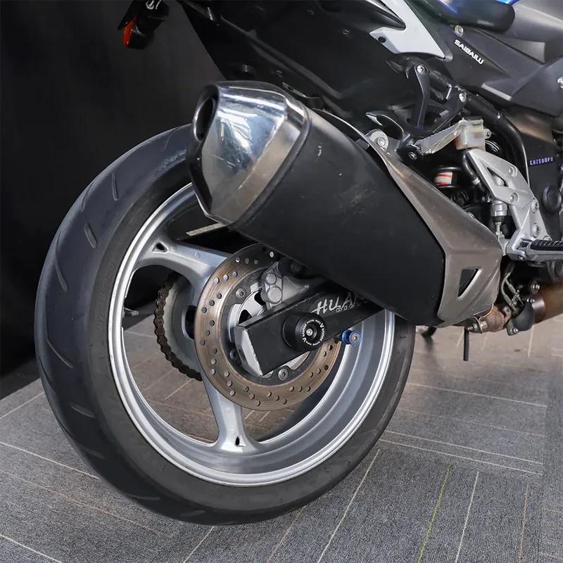 For SUZUKI GSR750 GSXS750 Axle Fork Crash Slider Front Rear GSXS GSX-S 750 GSR 600 Motorcycle Wheel Hub Anti Collision Protector