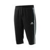 Climacool Tiro 19 3/4 Дышащие Быстросохнущие Прохладные Удобные Футбольные Штаны Мужские Низ Черные DZ8781