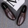 2022 Men'S Shoes Newest Genuine Leather Casual Shoes Men Oxfords British Simple Man Shoes Luxury Business Formal Wedding Male Flats