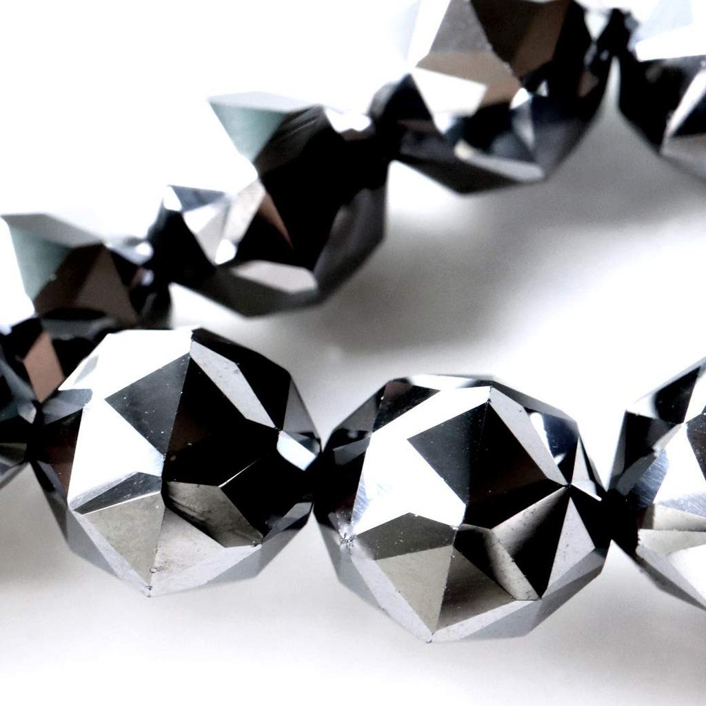 [GOLD STONE] High-Purity Terahertz Ore Star Cut Bracelet, 12mm, 99.9999% Purity, Inner Diameter: Approx. 18cm