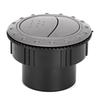Universal 2.4inch Round Air Conditioning Spare Parts Vent Outlet for RV Bus Boat YachtGray