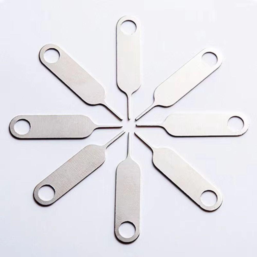 100Pcs Stainless Steel SIM Card Removal Tool Portable Ejecting Removal Needle Mobile Phone