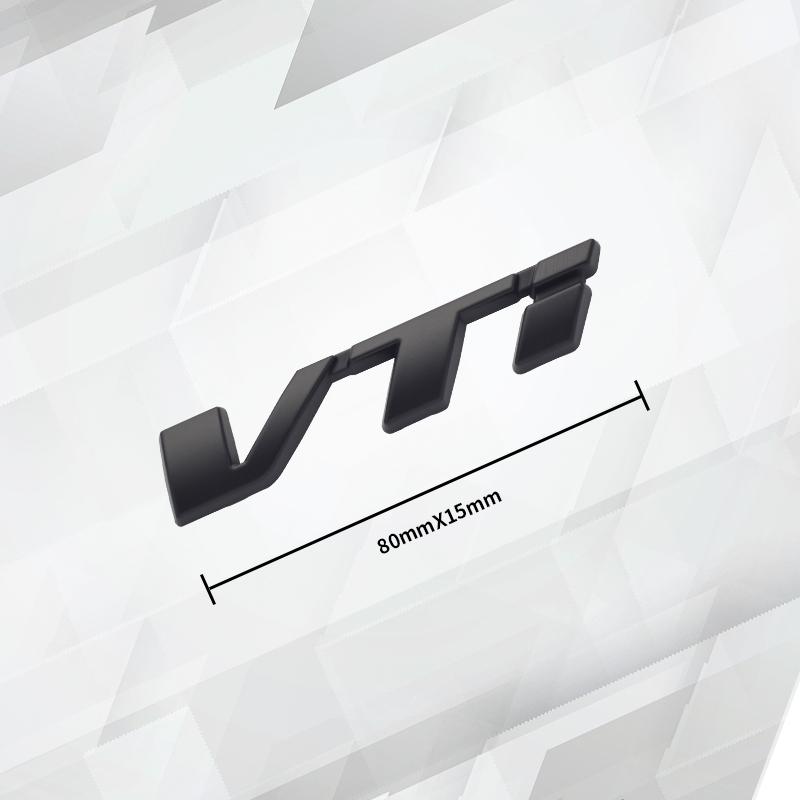 Car Badges VTi Trunk Emblem Metal Stickers Body Decals Letter Decor For Honda Jazz FIT City Civic Inspire Accord HRV CRV Jade